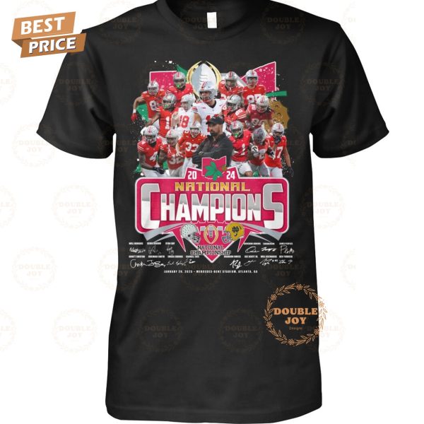 Ohio State Buckeyes NCAA 2024 National Champions T-Shirt