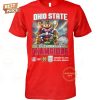 Ohio State Buckeyes NCAA College Football Playoff National Champions 2025 Thank You For The Memories T-Shirt