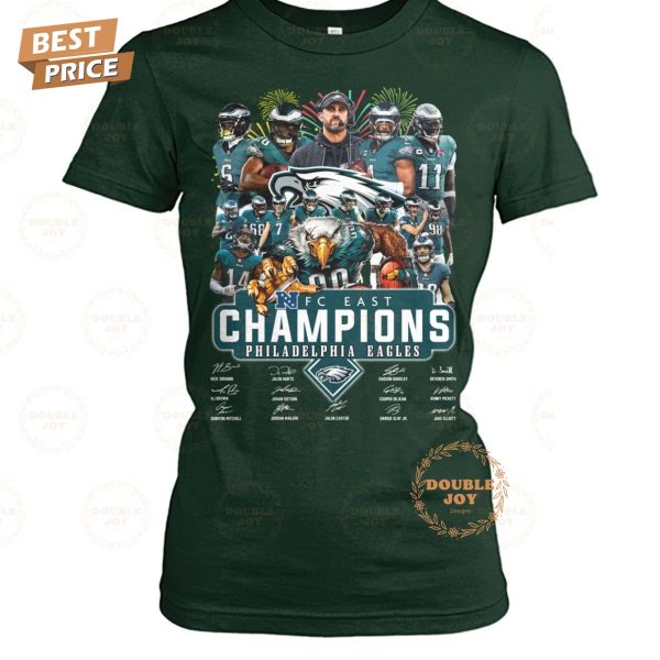 NFC East Champions 2023-2024 NFL Philadelphia Eagles T-Shirt