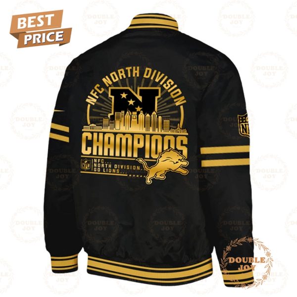 NFL Detroit Lions Ready To Roll NFC North Division Champions Baseball Jacket