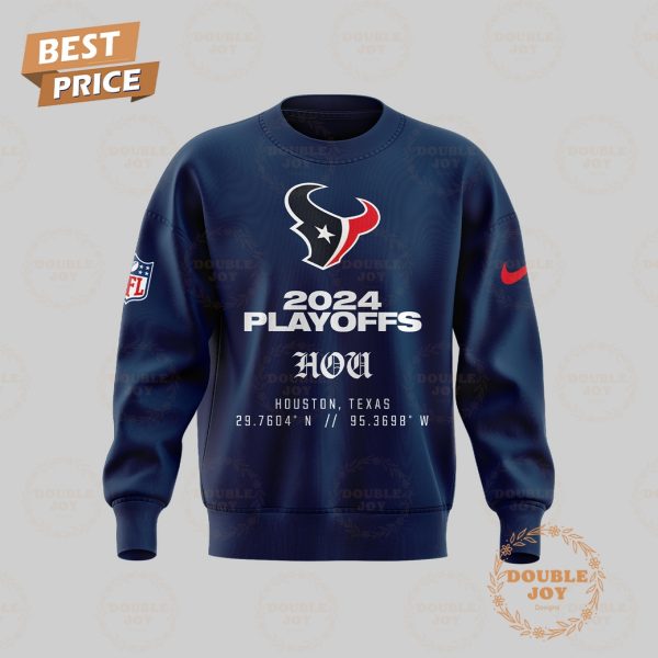 NFL Houston Texans H-Town Made Playoffs 2024 T-Shirt, Hoodie