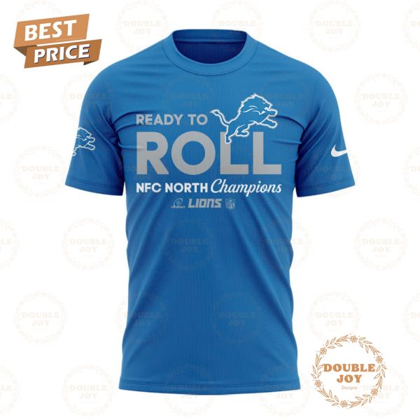 NFL Detroit Lions Ready To Roll NFC North Division Champions Back To Back Hoodie – Blue