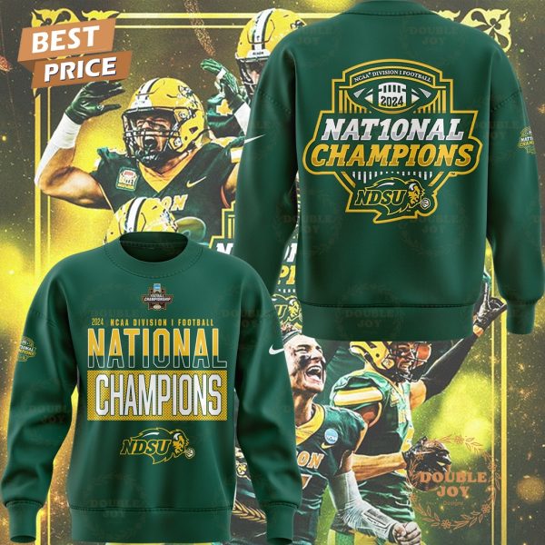 NCAA Division I Football 2024 Nat10nal Champions NCAA North Dakota State Bison Hoodie