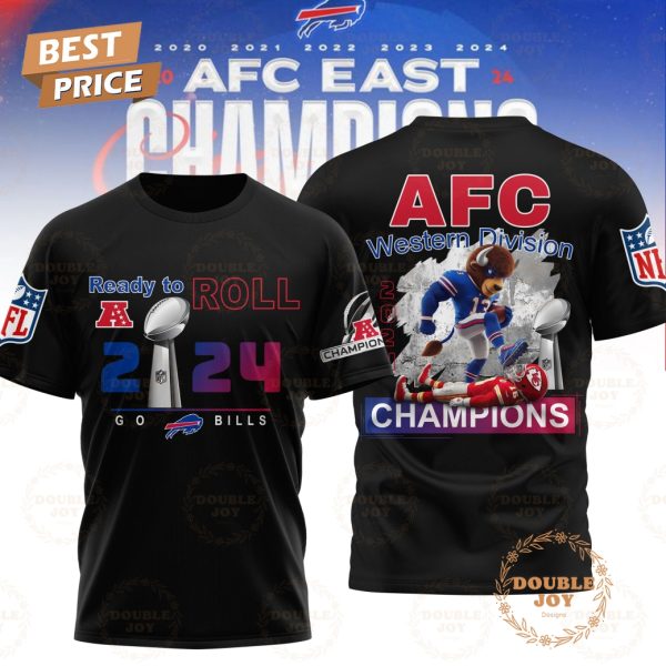 Ready To Roll A 2024 AFC Western Division Champions Buffalo Bills NFL T-Shirt, Hoodie