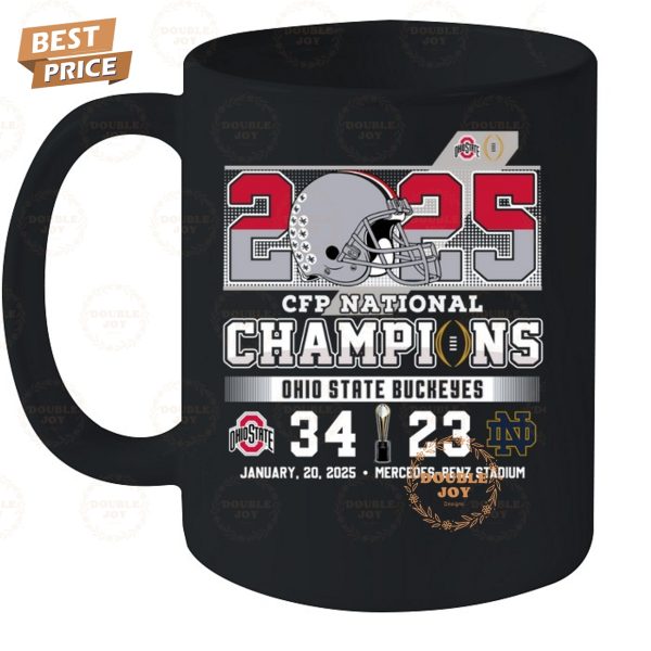 2025 CFP National Champions Ohio State Buckeyes NCAA Mercedes-Benz Stadium T-Shirt