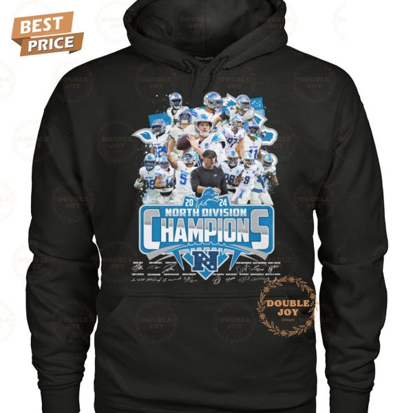 2024 North Division Champions NFL Detroit Lions T-Shirt