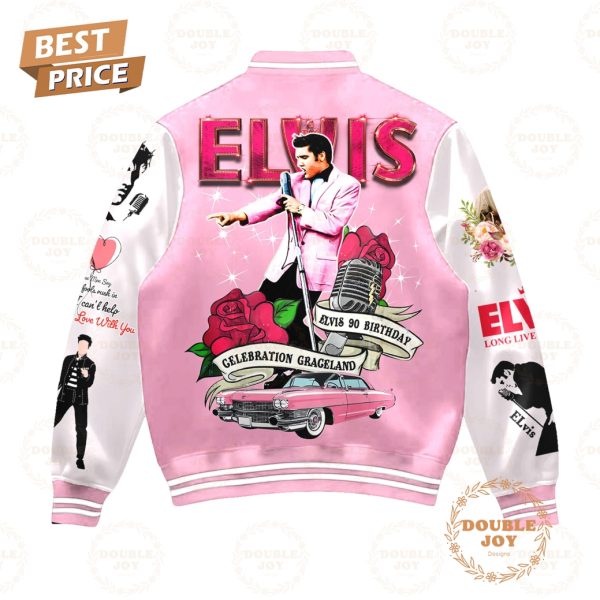 Elvis Presley 90 Birthday Celebration Graceland 2025 Baseball Jacket