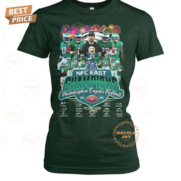 NFC East Champions NFL Philadelphia Eagles Football 2024 T-Shirt