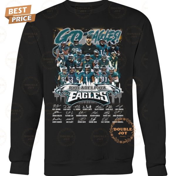 Go Eagles!, Champions 2025 Philadelphia Eagles NFL T-Shirt