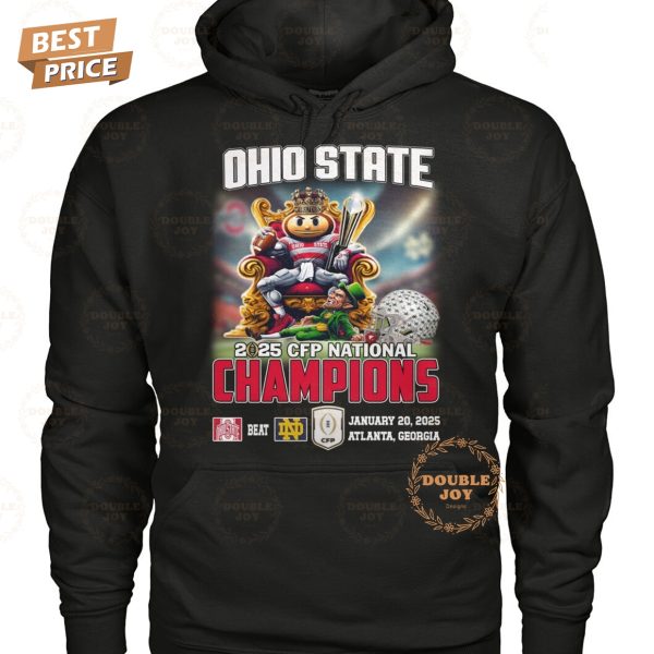 Ohio State NCAA 2025 CFP National Champions January 20, 2025 – Atlanta, Georgia T-Shirt