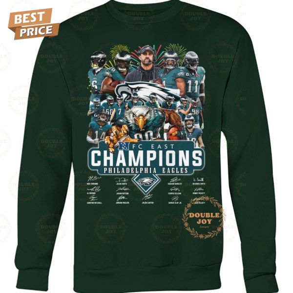 NFC East Champions 2023-2024 NFL Philadelphia Eagles T-Shirt