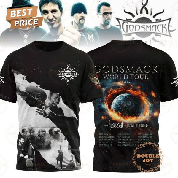 Godsmack World Tour 2025 Limited Edition T-Shirt, Hoodie