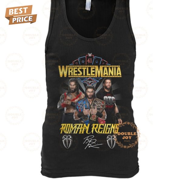 Roman Reigns X WrestleMania Limited Edition T-Shirt