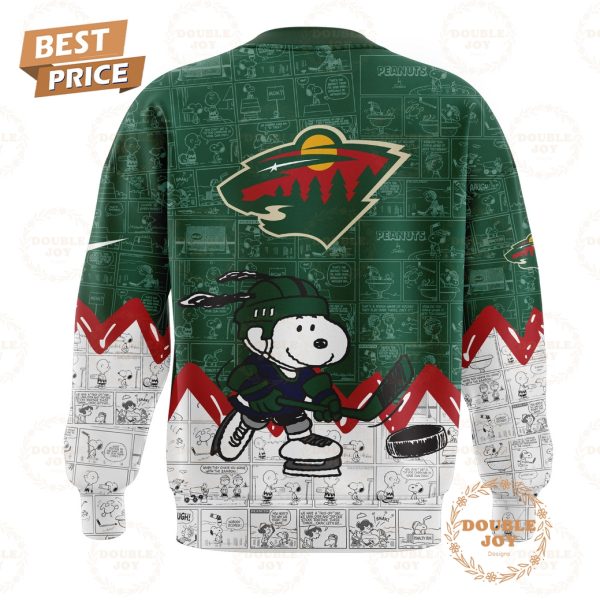 Minnesota Wild Peanuts Night 2025 75th Anniversary Hoodie – Green