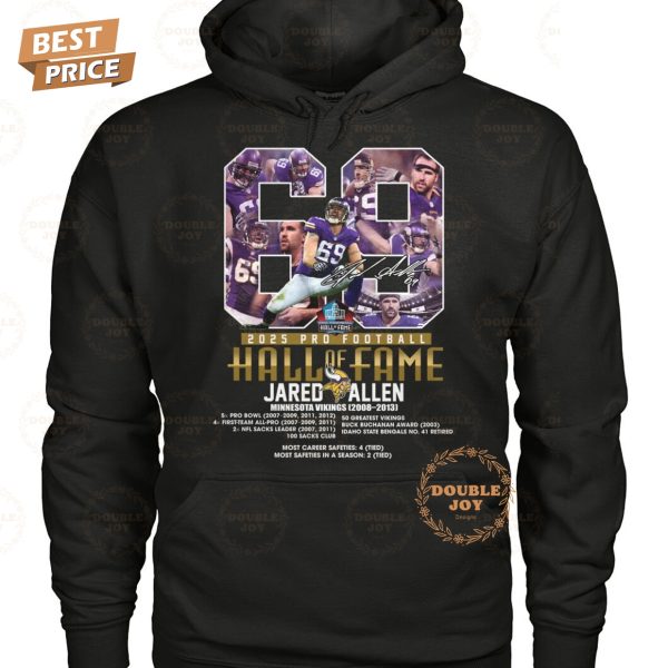 Jared Allen X Minnesota Vikings 2025 Pro Football Hall Of Fame Limited Edition T-Shirt