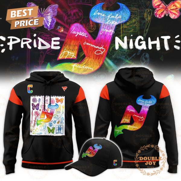 New Jersey Devils NHL 2025 “Pride Night” Limited Edition Hoodie – Black