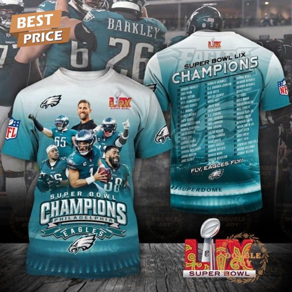 Super Bowl LIX Champions Philadelphia Eagles NFL ‘Fly Eagles Fly’ Limited Edition T-Shirt, Hoodie