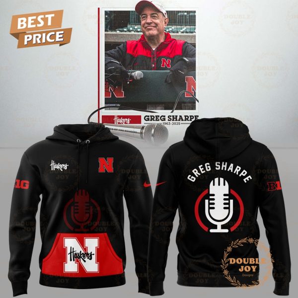 2025 Greg Sharpe Voice of the Huskers “RIP” Limited Edition Hoodie