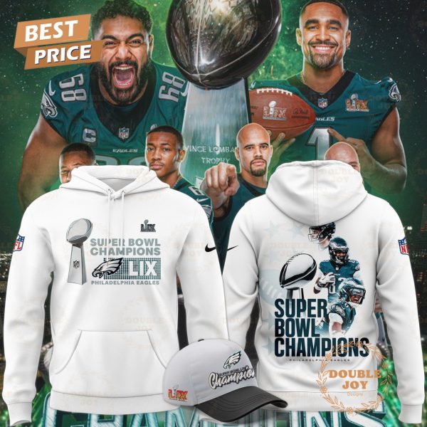 2025 Super Bowl LIX Champions Philadelphia Eagles NFL Special Edition Hoodie