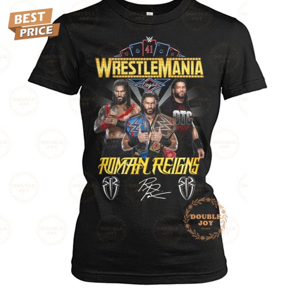 Roman Reigns X WrestleMania Limited Edition T-Shirt