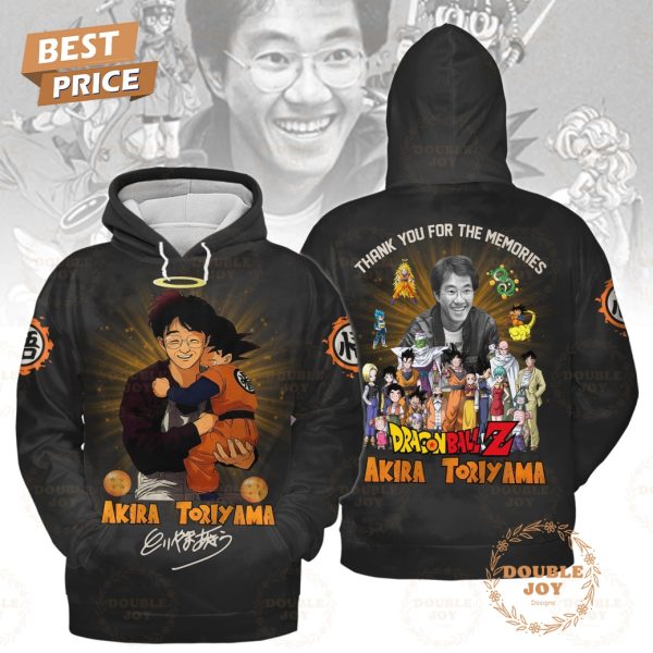 Akira Toriyama x Dragon Ball Z Thank You For The Memories T-Shirt, Hoodie