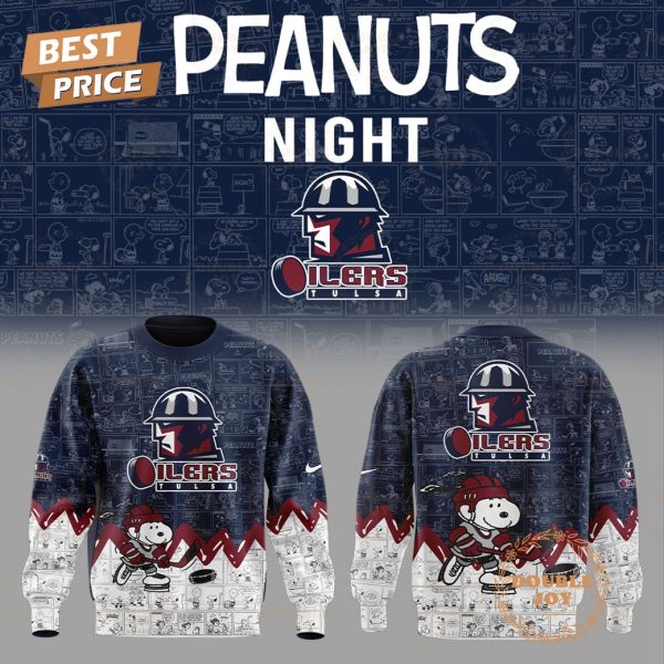 Tulsa Oilers Peanuts Night 75th Anniversary Hoodie