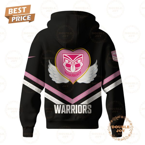 New Zealand Warriors NRL 2025 Happy Valentine’s Day Hoodie