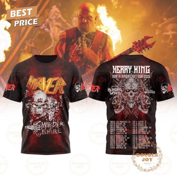 Slayer Herry King North American Tour 2025 Limited Edition T-Shirt, Hoodie