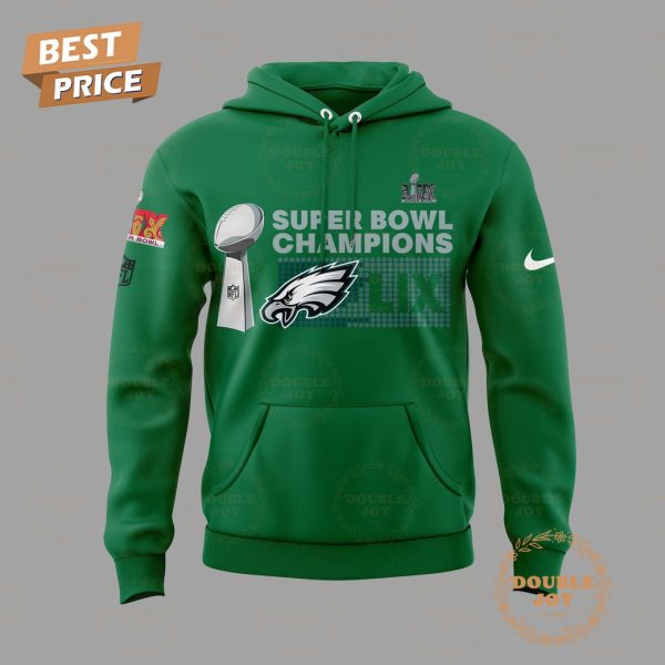 Super Bowl Champions 2025 LIX Philadelphia Eagles NFL Special Edition Hoodie – Green