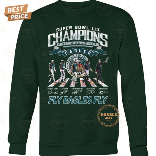 Super Bowl LIX Champions 2025 “Fly Eagles Fly” Philadelphia Eagles NFL Limited Edition T-Shirt