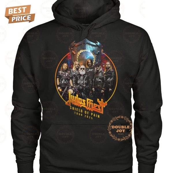 Judas Priest Tour 2025 Shield Of Pain Limited Edition T-Shirt