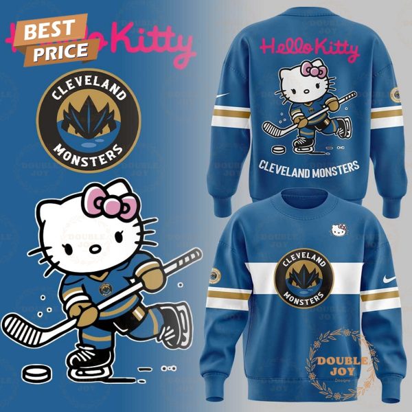 Cleveland Monsters AHL x Hello Kitty 2025 New Edition Hoodie