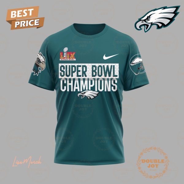 2025 LIX Super Bowl Champions Philadelphia Eagles NFL T-Shirt, Hoodie