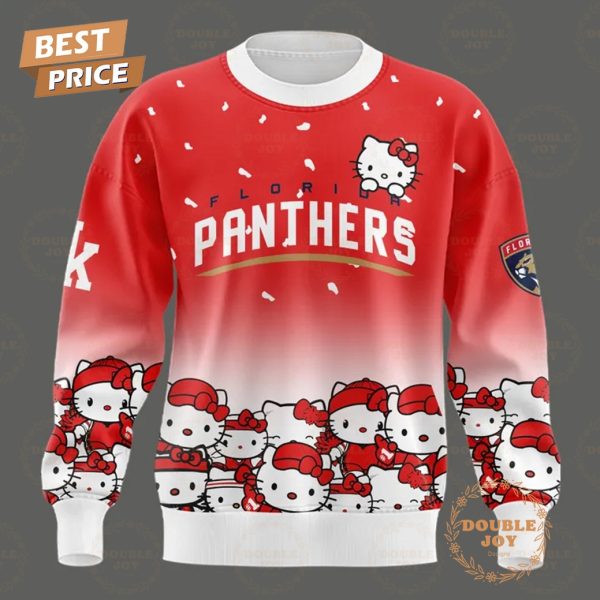 2025 Florida Panthers Hello Kitty Night Limited Edition Hoodie – Red