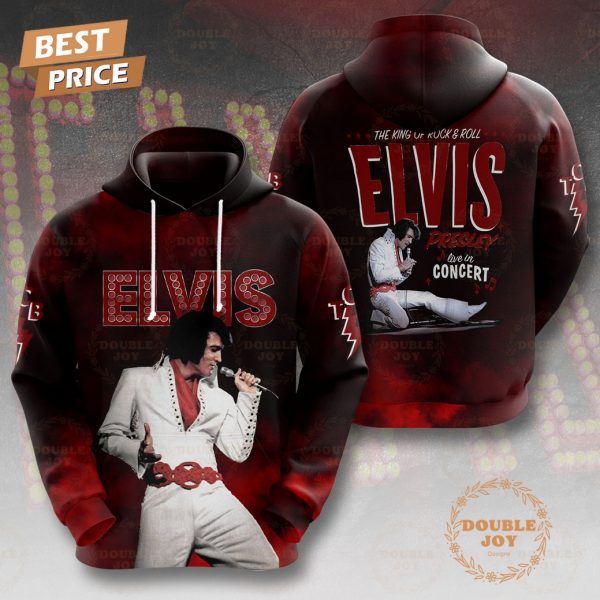 The King Of Rock And Roll Elvis Presley Live In Concert T-Shirt, Hoodie