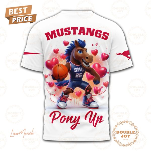 SMU Mustangs Basketball NCAA “Pony Up” 2025 T-Shirt, Hoodie