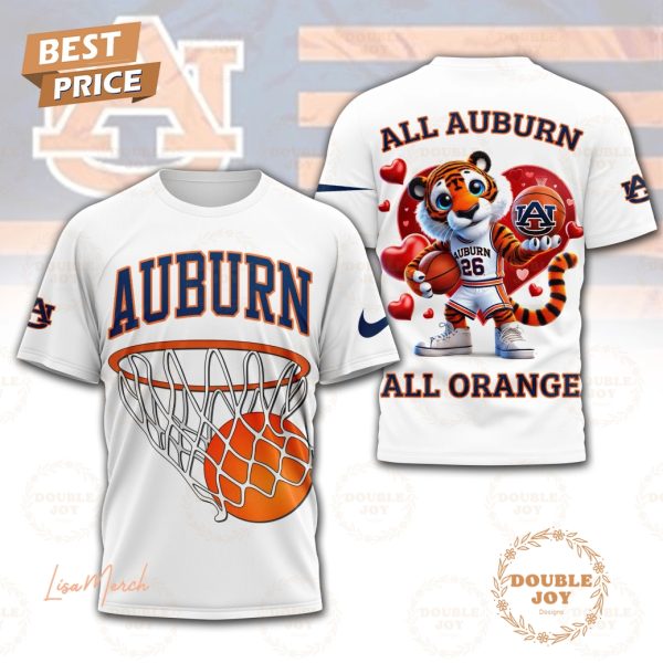 All Auburn Tigers Basketball NCAA “All Orange” 2025 T-Shirt, Hoodie