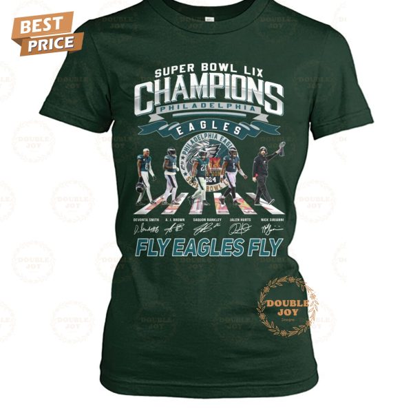 Super Bowl LIX Champions 2025 “Fly Eagles Fly” Philadelphia Eagles NFL Limited Edition T-Shirt