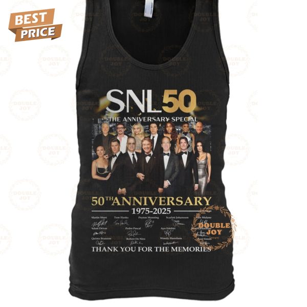 The Anniversary Special Saturday Night Live 50th Anniversary 1975-2025 Thank You For The Memories T-Shirt