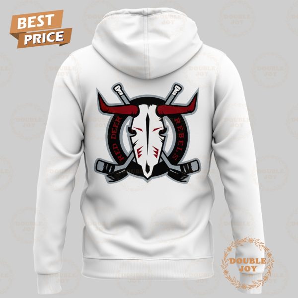 Red Deer Rebels 2025 Limited Edition Hoodie – White