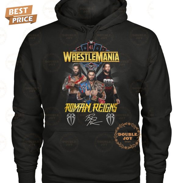 Roman Reigns X WrestleMania Limited Edition T-Shirt