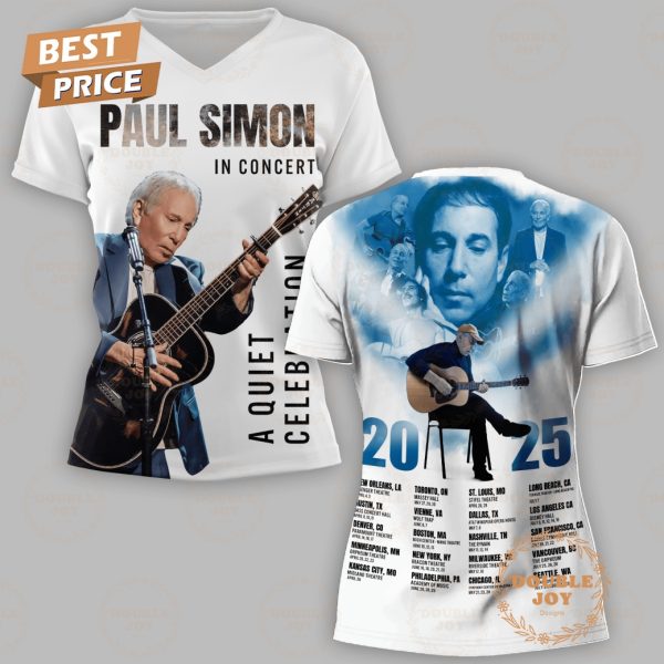 Paul Simon In Concert A Quiet Celebration 2025 T-Shirt, Hoodie