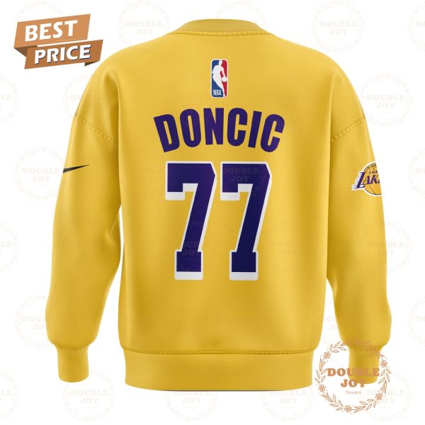 Los Angeles Lakers X Luka Doncic Built By Black History Elevated By Black Voices Limited Edition Hoodie