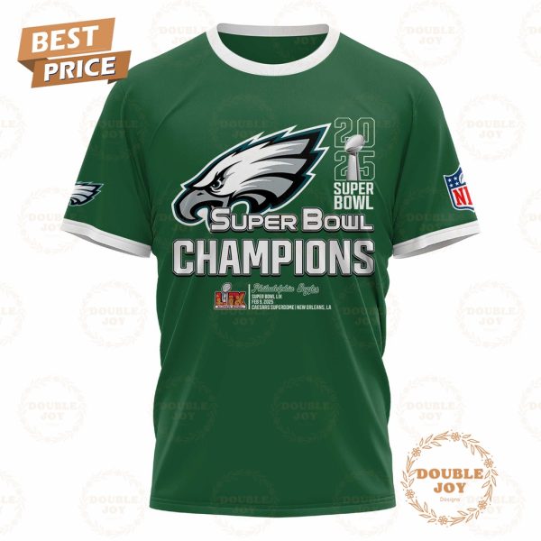 2X Super Bowl Champions LII And LIX Philadelphia Eagles NFL Limited Edition Hoodie – Green