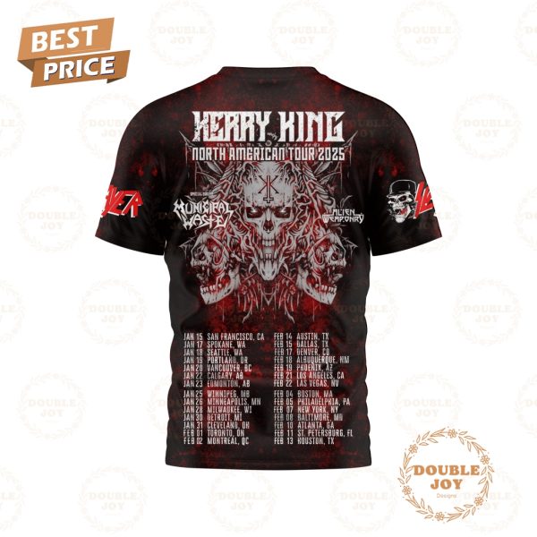 Slayer Herry King North American Tour 2025 Limited Edition T-Shirt, Hoodie