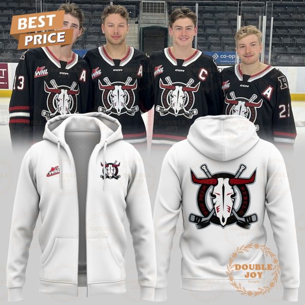 Red Deer Rebels 2025 Limited Edition Hoodie – White