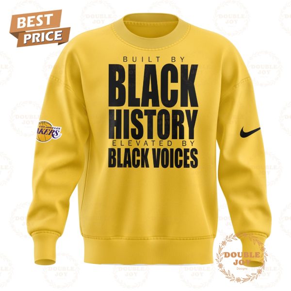 Los Angeles Lakers Built By Black History Elevated By Black Voices Limited Edition Hoodie