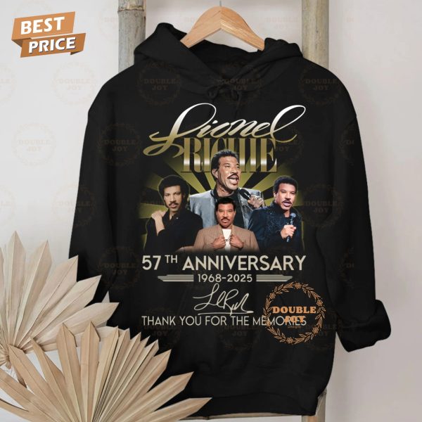 Lionel Richie 57th Anniversary 1968-2025 Thank You For The Memories T-Shirt