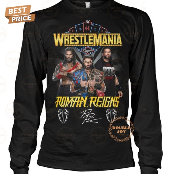 Roman Reigns X WrestleMania Limited Edition T-Shirt