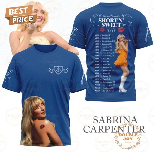 Sabrina Carpenter Short N’ Sweet Tour 2025 T-Shirt, Hoodie